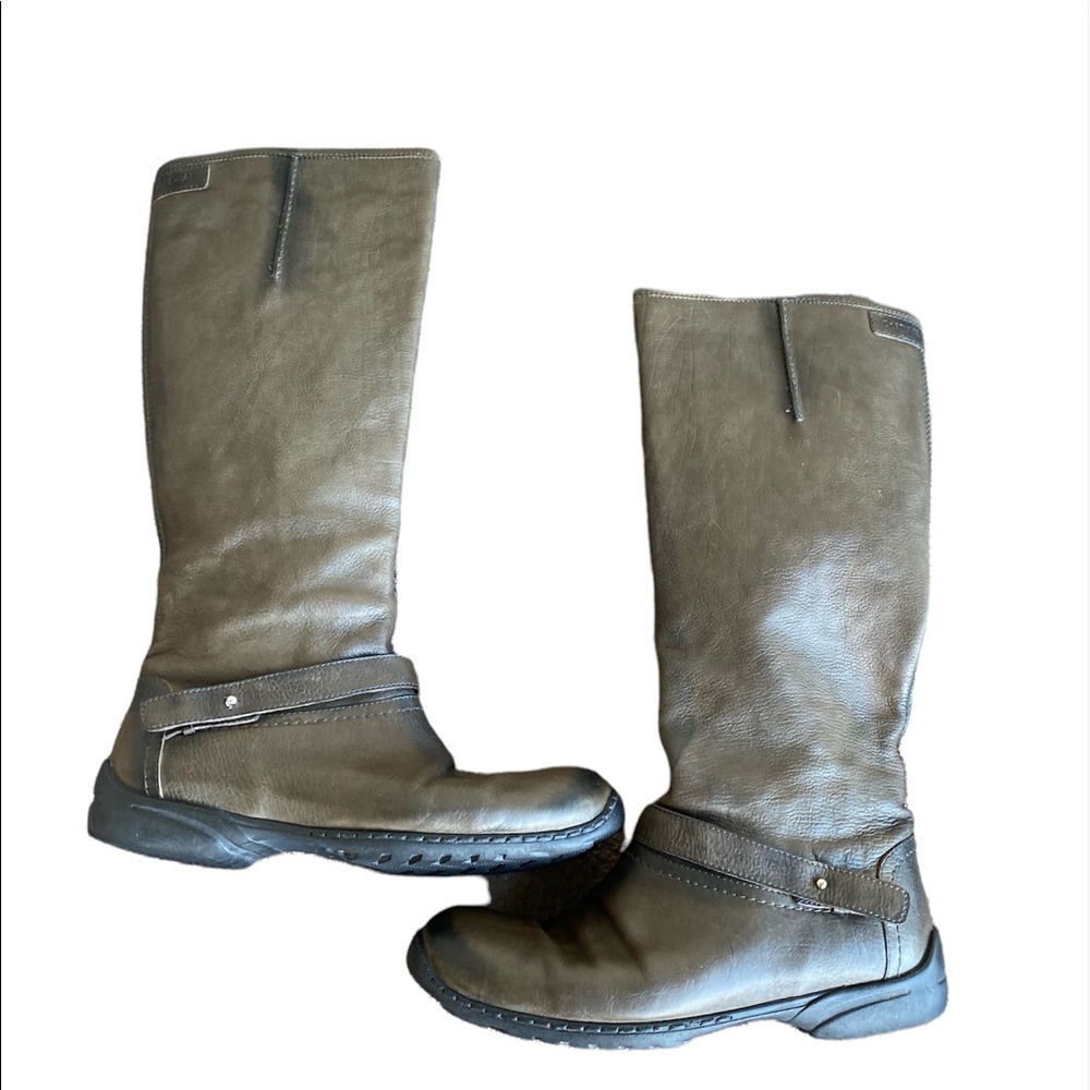 COSTUME NATIONAL Brown Leather Riding Boots - Picture 7 of 16